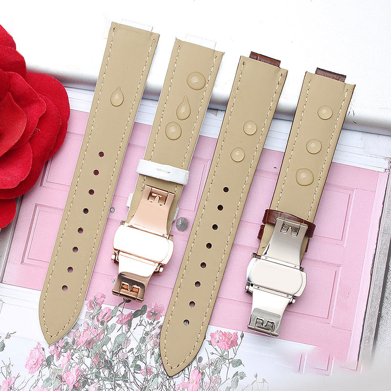 Leather Watch Band For  BALLON - Cartier Watch Ballon Bleu review and price