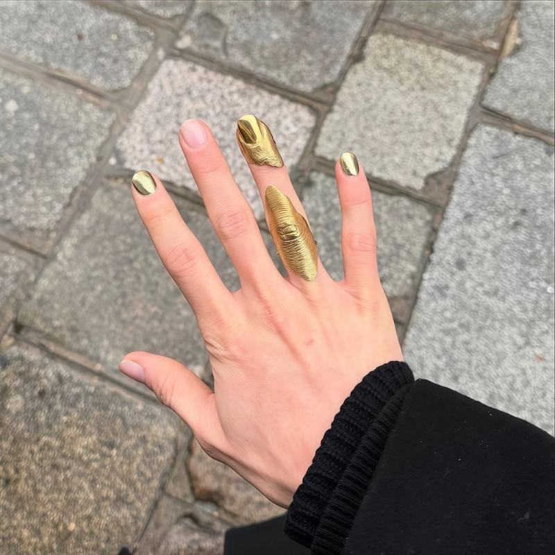 1/5Pcs Irregular Texture Knuck - Minimalist Ring Stackable review and price