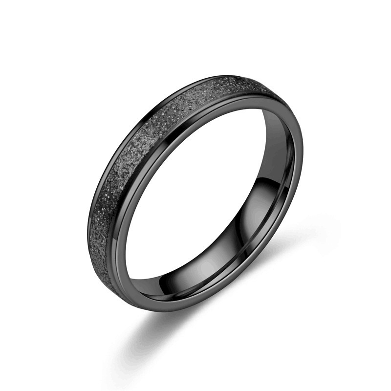 Fashion Minimalist Frosted Thi - Minimalist Ring Stackable review and price