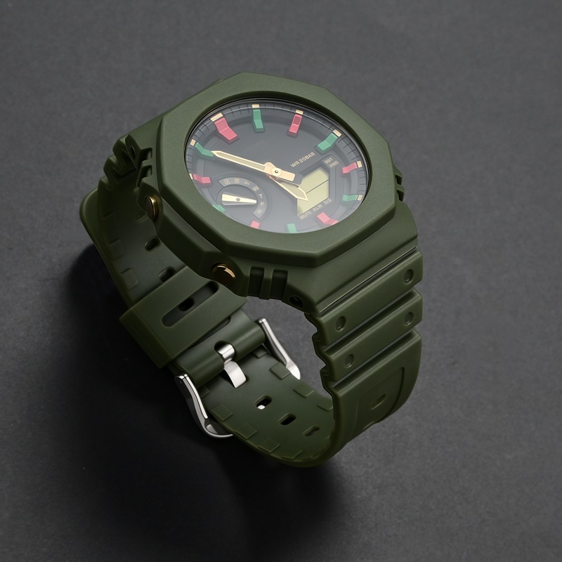 Resin Strap for Casio Farm Oak - Casio Watch G-Shock Ga-2100 review and price