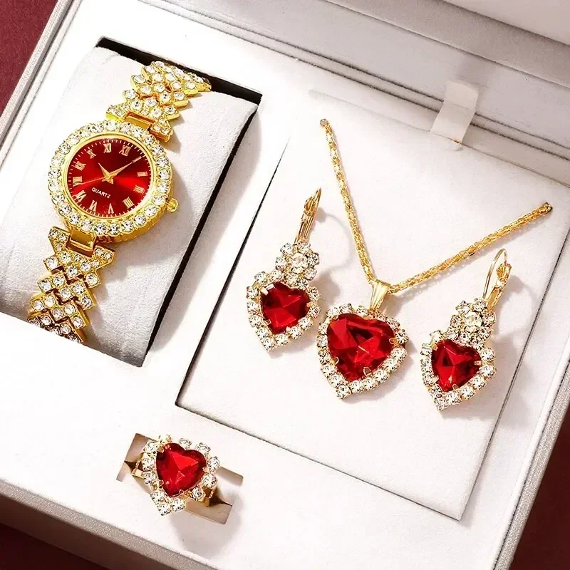 Golden Luxury Watch Women Ring - Jewelry Watches For Ladies review and price