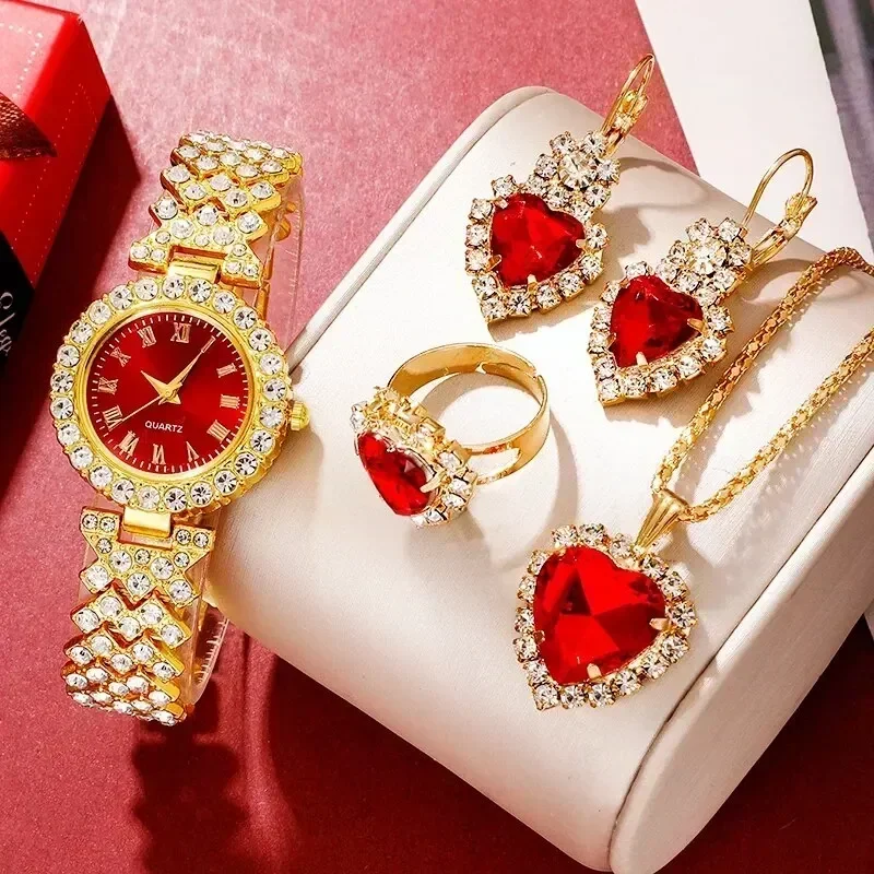 Golden Luxury Watch Women Ring - Jewelry Watches For Ladies review and price