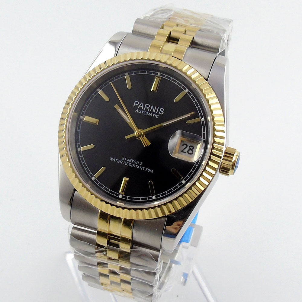 Parnis 36mm Mens Automatic Wat - Rolex Watch Datejust review and price