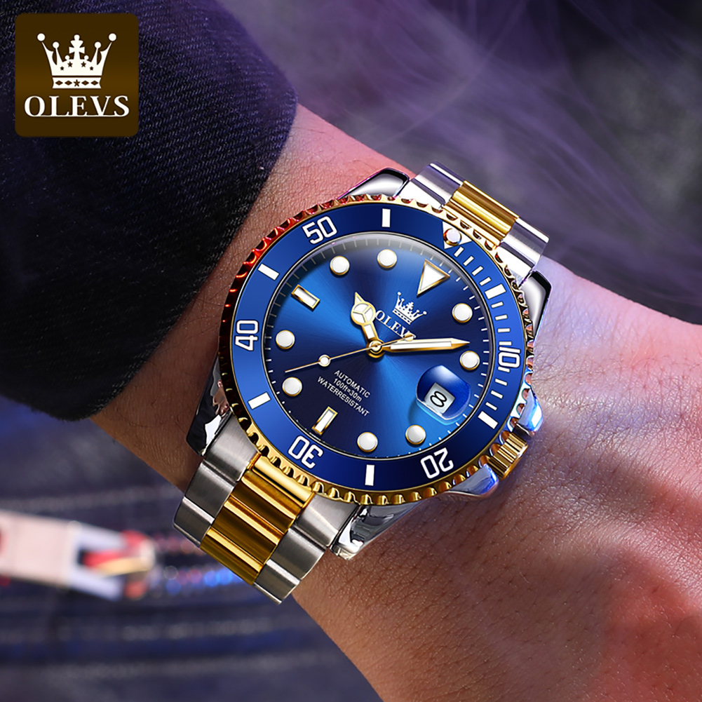 OLEVS Men Automatic Watch Luxu - Rolex Watch Datejust review and price
