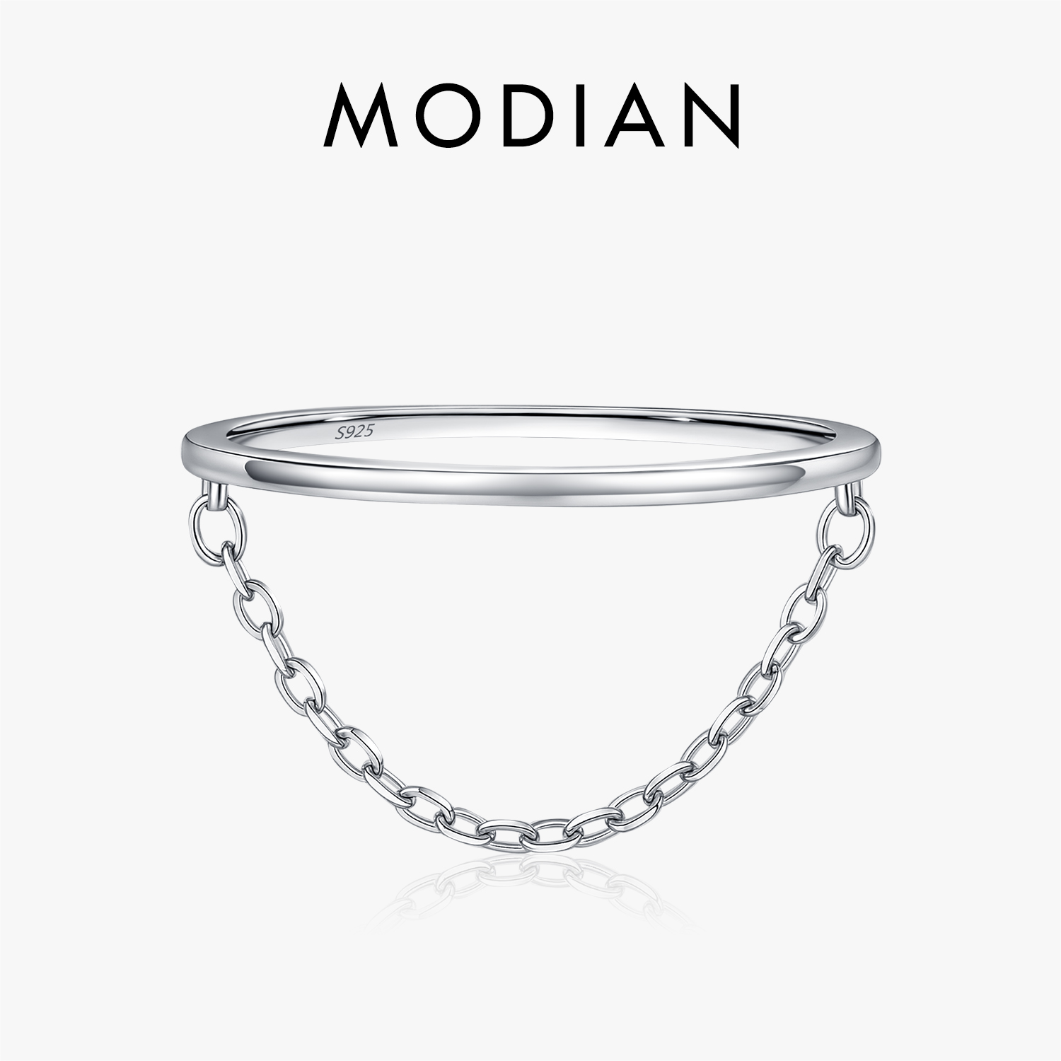 MODIAN 925 Sterling Silver Tas - Minimalist Ring Stackable review and price