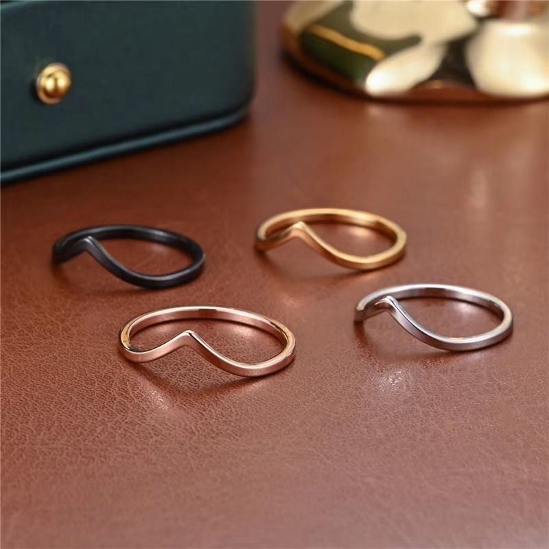 Minimalist Irregular Chevron V - Minimalist Ring Stackable review and price