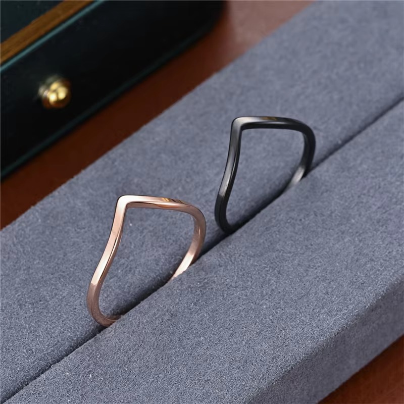 Minimalist Irregular Chevron V - Minimalist Ring Stackable review and price