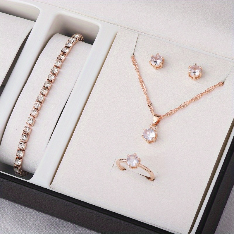 4-Piece Minimalist Zircon Jewe - Minimalist Ring Stackable review and price