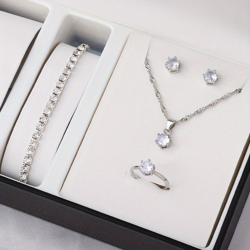 4-Piece Minimalist Zircon Jewe - Minimalist Ring Stackable review and price