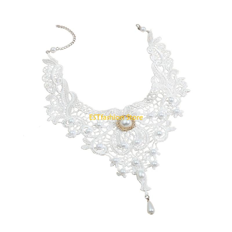 Y5GC Lace Choker Necklace Goth - Crystal Choker Necklace review and price