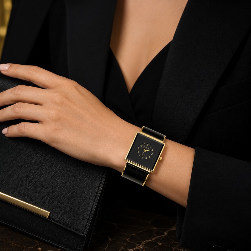 Elegant Square Cuff Bangle Wat - Jewelry Watches For Ladies review and price