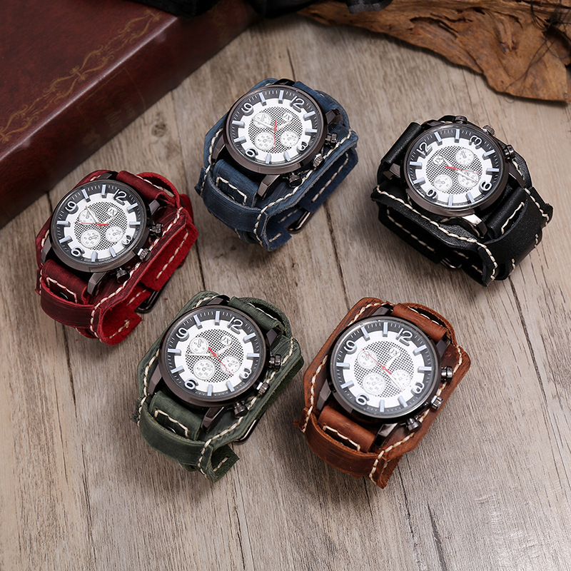 Punk Vintage Genuine Leather S - Jewelry Watches Vintage review and price