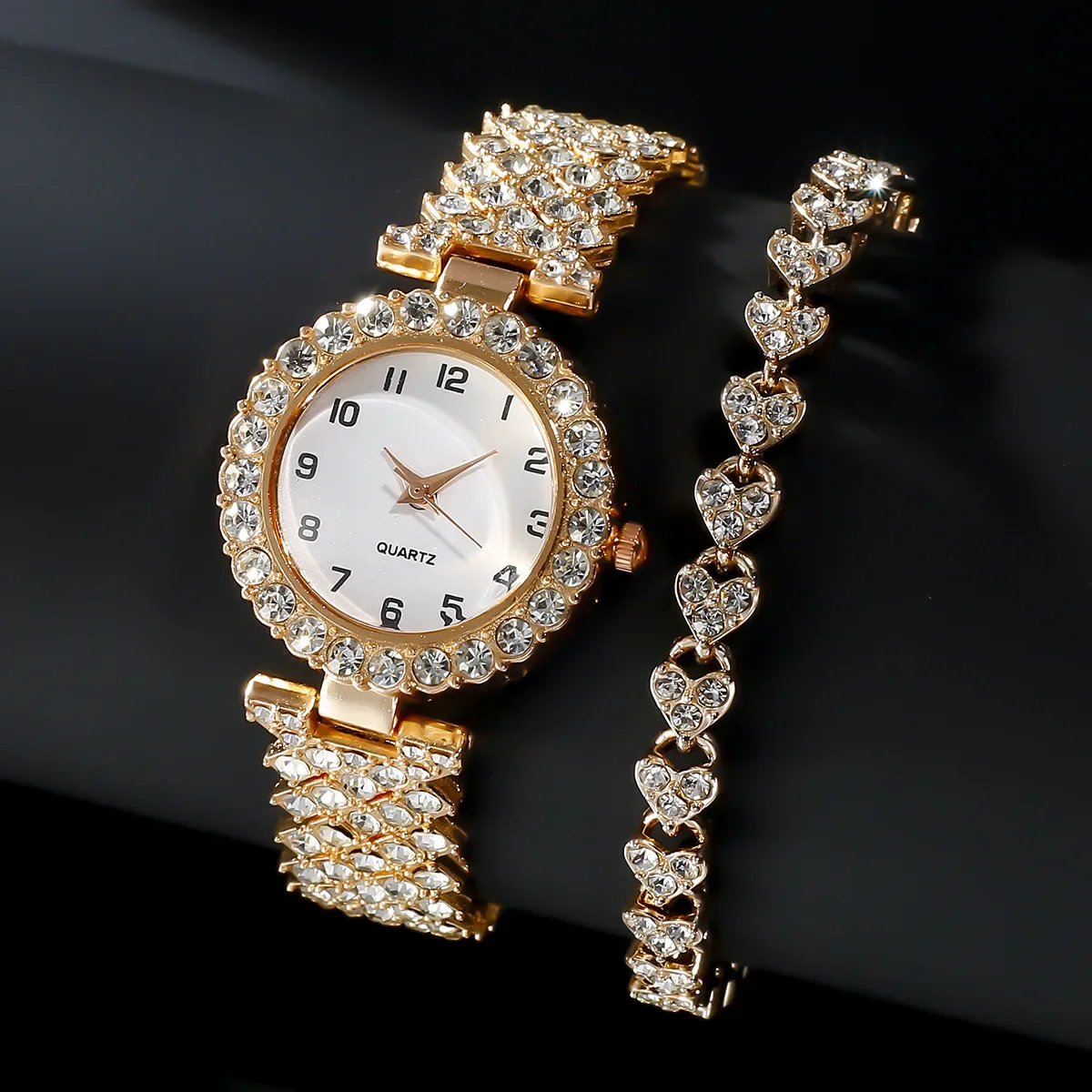 1pcs/2pcs Luxury Fashion Women - Jewelry Watches For Ladies review and price
