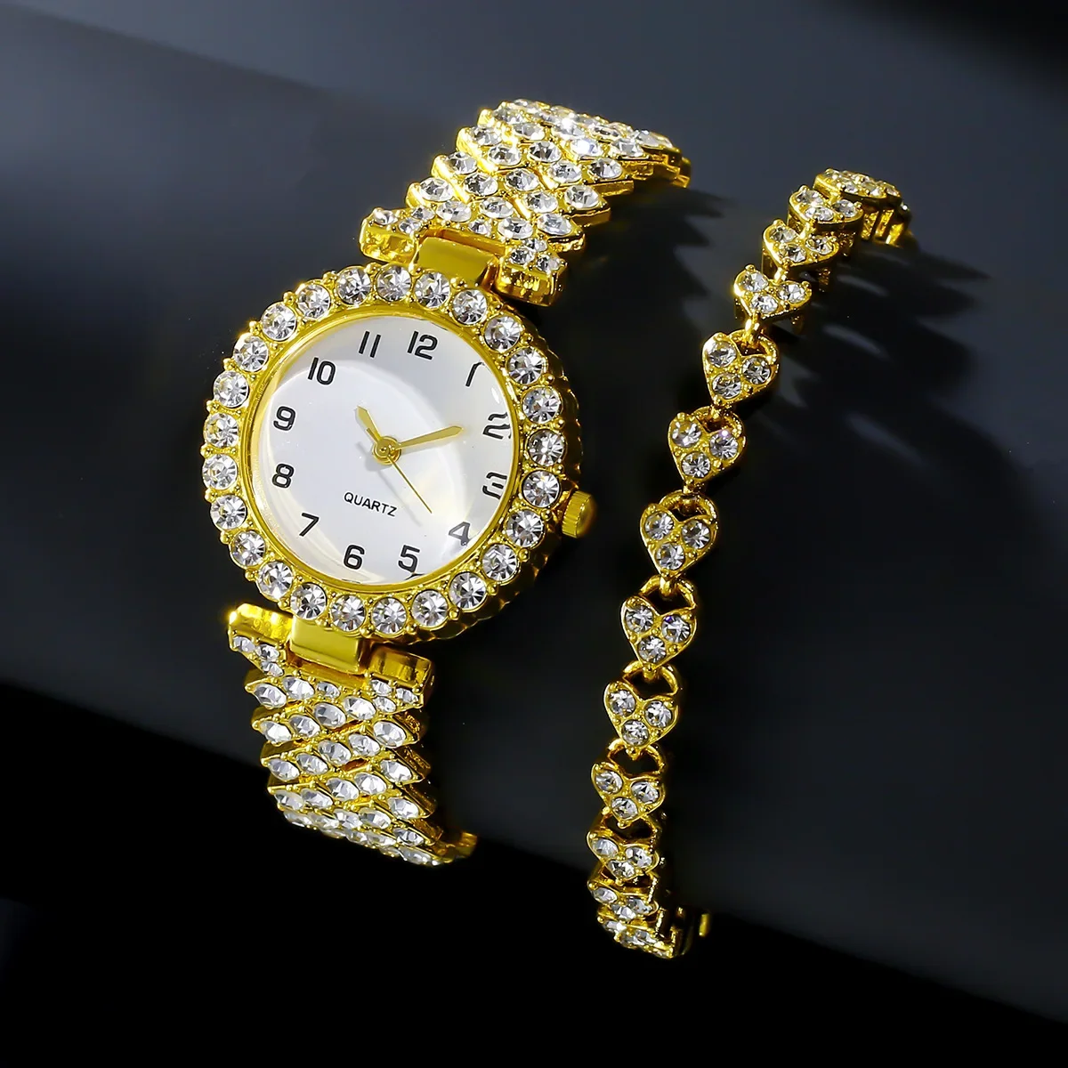 1pcs/2pcs Luxury Fashion Women - Jewelry Watches For Ladies review and price