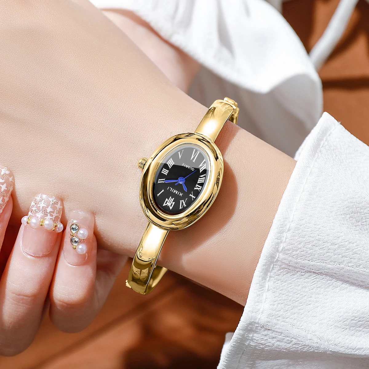 2026XIMILI Vintage Oval Bangle - Jewelry Watches Vintage review and price