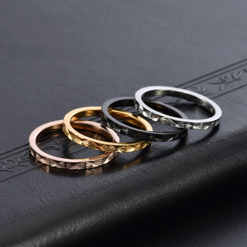 Kolmnsta 2mm Titanium Steel St - Minimalist Ring Stackable review and price