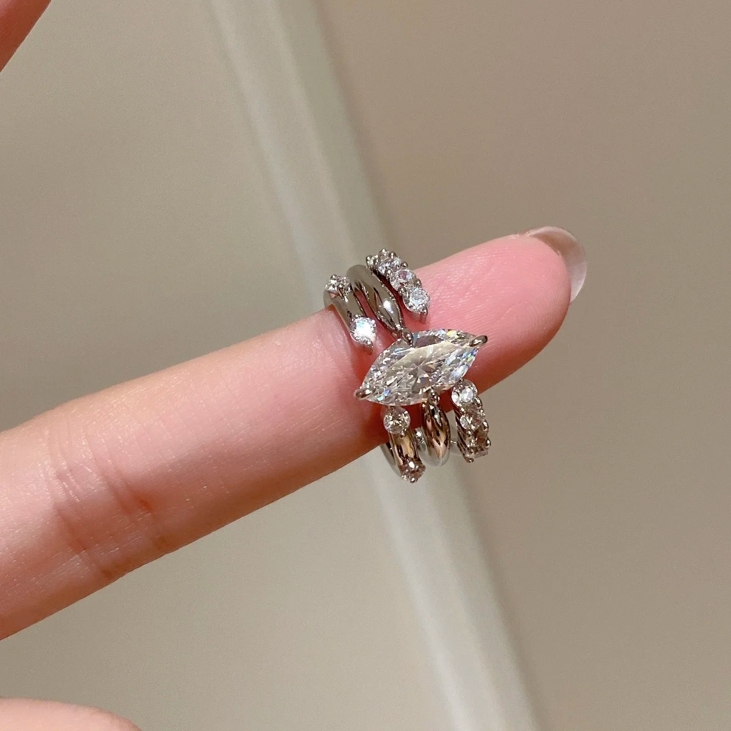 Minimalist Style Three in One  - Minimalist Ring Stackable review and price