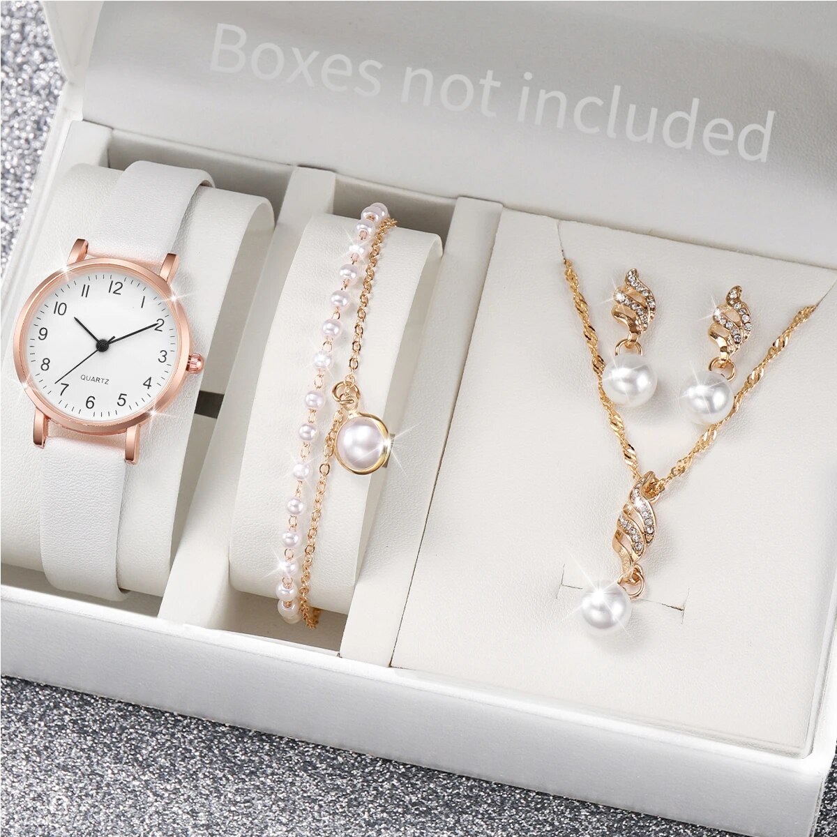 Women Rose Gold Pearl Jewelry  - Jewelry Watches For Ladies review and price