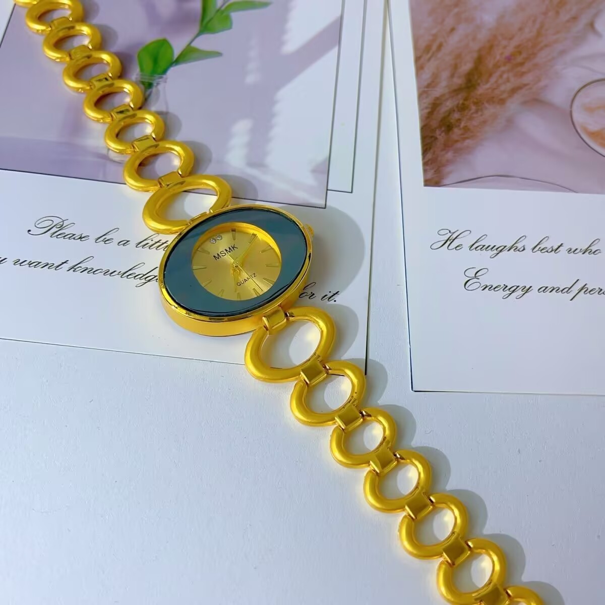 New American 24K Gold Plated W - Jewelry Watches & Accessories review and price